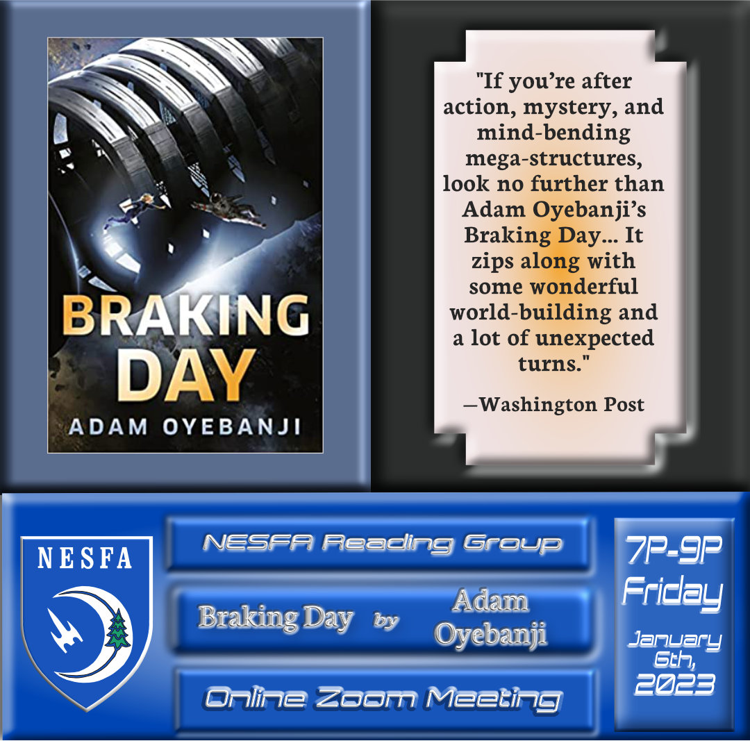 NESFA Reading Group – January Book Discussion – Braking Day by Adam Oyebanji