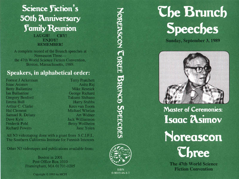 The Noreascon Three Brunch Banquet Videotape